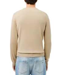 Lacoste Men's Solid Croc Sweater