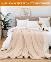 Westinghouse Heated Flannel and Sherpa Blanket