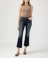 Silver Jeans Co. Women's Suki Mid Rise Curvy Fit Flare