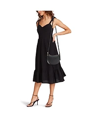 Anne Klein Sculpted Buckle Small Crossbody Bag