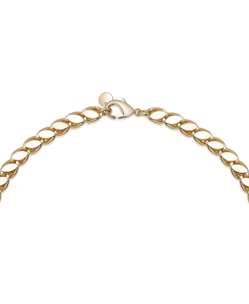 And Now This Silver, Gold Plated Brass Chain Necklace