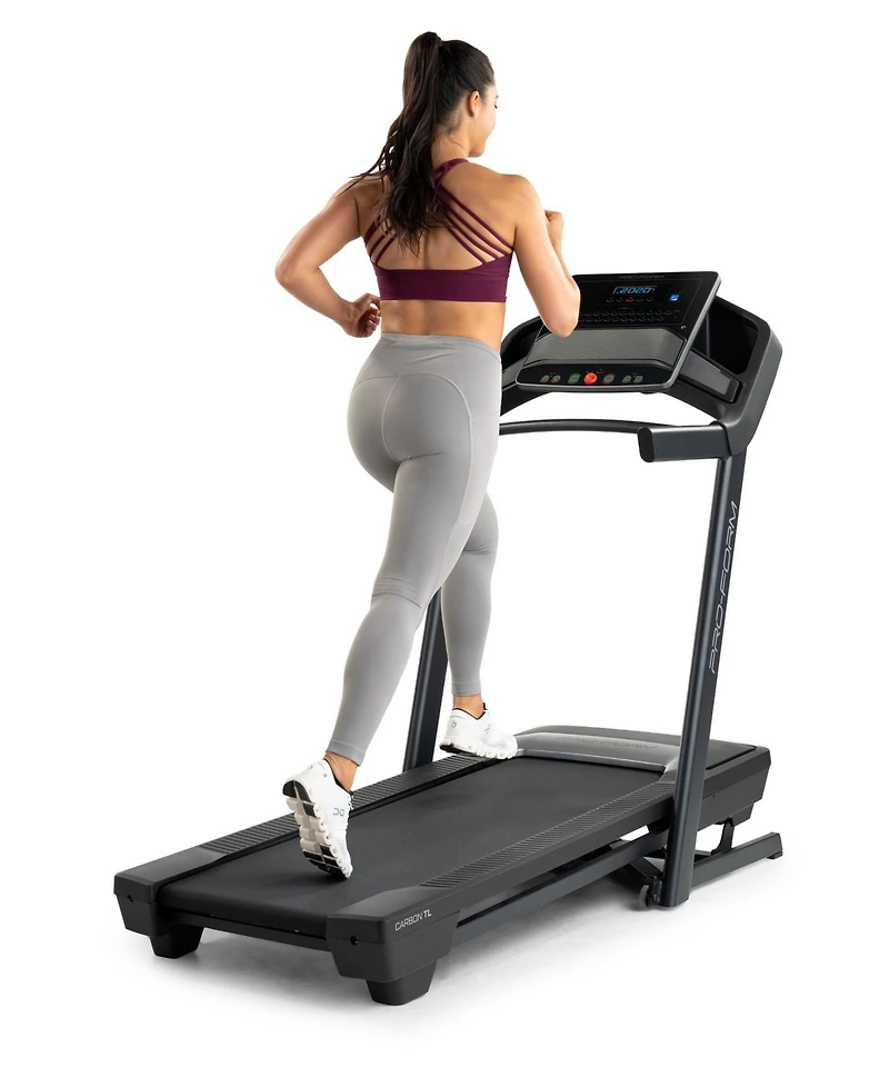 ProForm Carbon Tl Treadmill for Walking and Running with 5 inch Display, Built-In Tablet Holder and SpaceSaver Design
