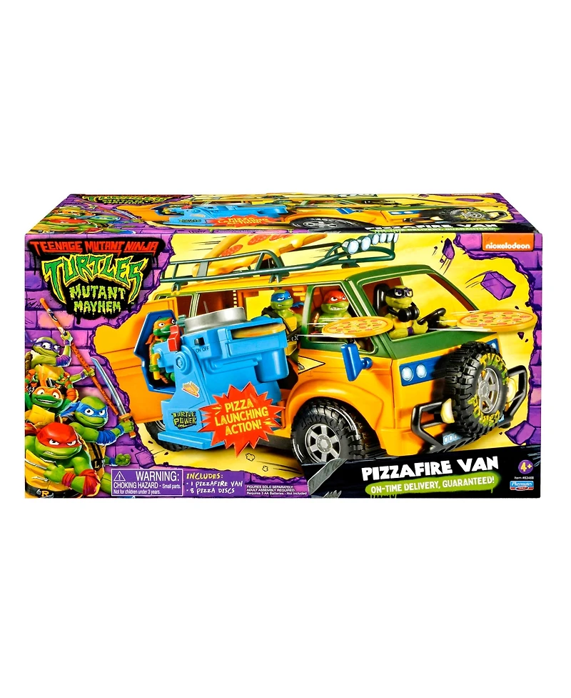 Teenage Mutant Ninja Turtles PizzaFire Van with Pizza Throwing toy