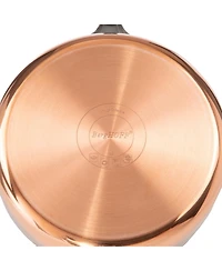 BergHOFF Vintage Tri-Ply Copper 8" Saucepan 3qt. with Lid, Hammered