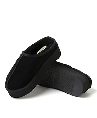 Fireside by Dearfoams Women's Queenstown Genuine Shearling Platform Clog Slipper