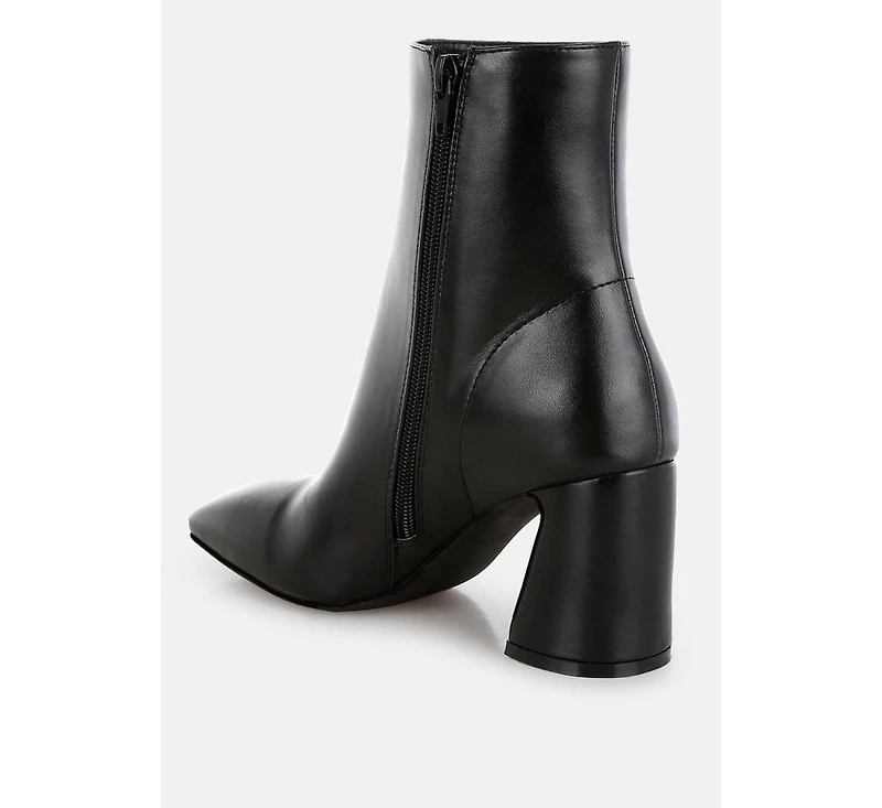 Bruna Square Toe Ankle Boots