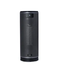 Black+Decker Ceramic Oscillating Tower Heater with Remote Control, Space Heater with Digital Led Display, Black