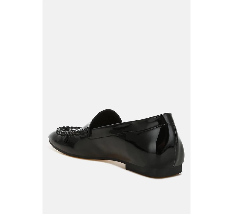 Dama Patent Pleather Loafers Women