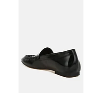 Dama Patent Pleather Loafers Women