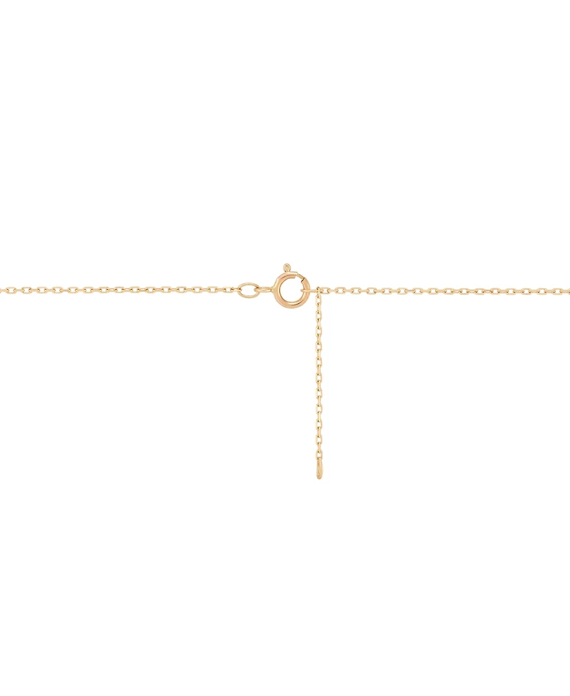 Diamond Heart Sunray Halo 18" Pendant Necklace (1/6 ct. t.w.) in 14k Gold-Plated Sterling Silver