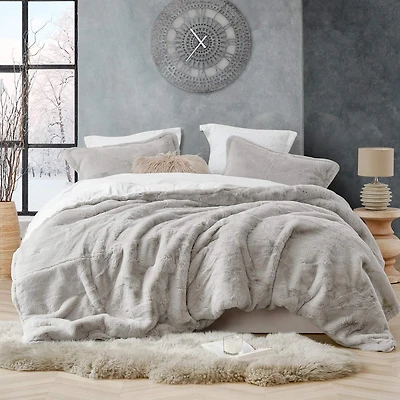 Coma Inducer Oversized Twin Comforter Set - Chunky Bunny - Stone Taupe