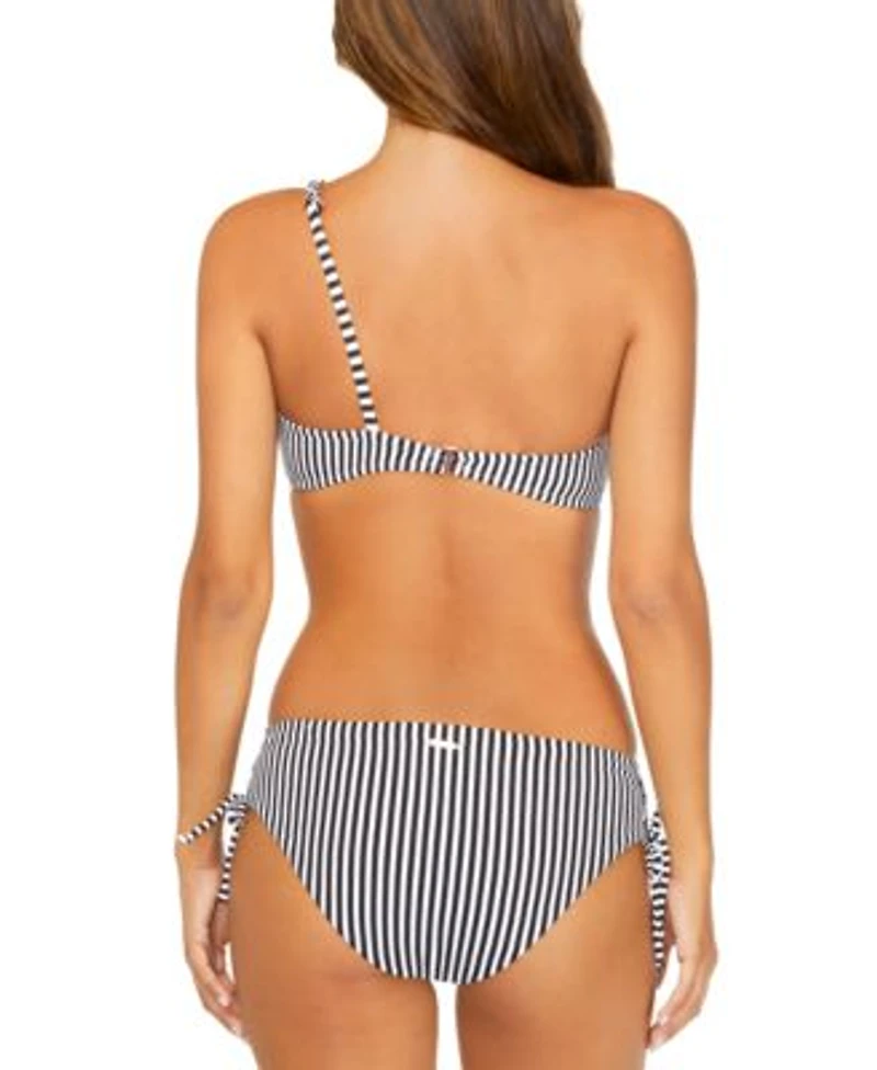 Raisins Juniors Striped Asymmetric Bikini Top Luna Bottoms