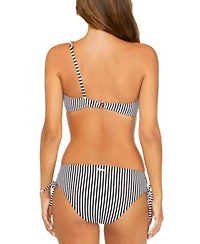 Raisins Juniors Striped Asymmetric Bikini Top Luna Bottoms