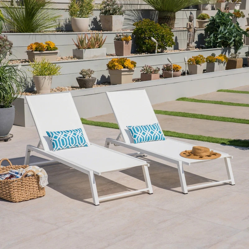 Streamdale Myers Adjustable Mesh Chaise Lounge