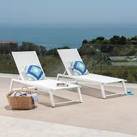Streamdale Myers Adjustable Mesh Chaise Lounge