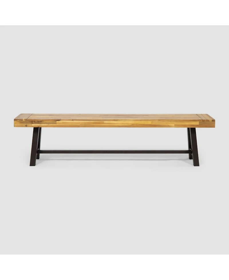 Streamdale Acacia Wood Dining Bench Outdoor Style And Durability