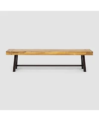 Streamdale Acacia Wood Dining Bench Outdoor Style And Durability