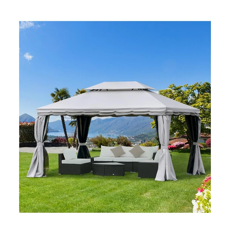 Slickblue Patio Gazebo for Outdoor Shade and Relaxation