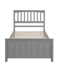 Slickblue Wood Platform Bed Twin size Platform Bed