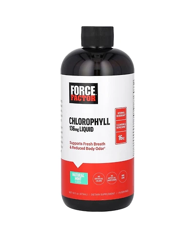 Force Factor Chlorophyll Liquid Natural Mint