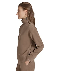 Andrew Marc Sport Women's Chenille Ribbed Turtleneck Sweater