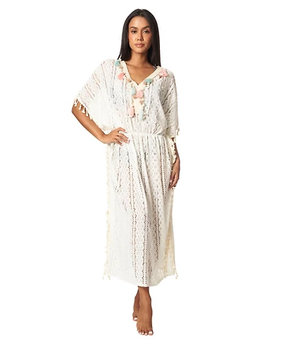 La Moda Clothing Women's Lace Cover Up