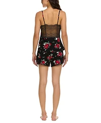 Flora by Nikrooz Women's Jo Floral Cami & Shorts Sleep Set