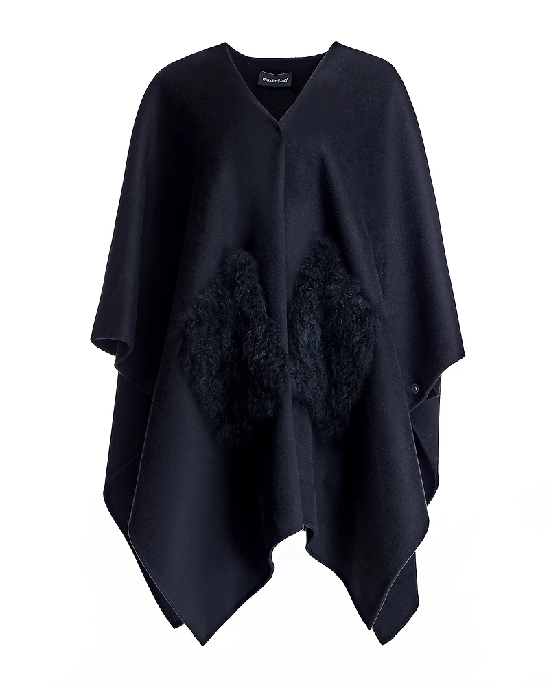 Julia & Stella by Maximilian Women's Wool Blend Cape