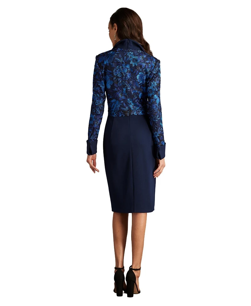 Tadashi Shoji Women's Auger French Cuff Dress