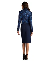 Tadashi Shoji Women's Auger French Cuff Dress