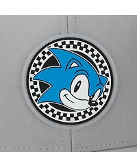 Sonic the Hedgehog Men's Sonic Head Adult Gray Traditional Adjustable Hat