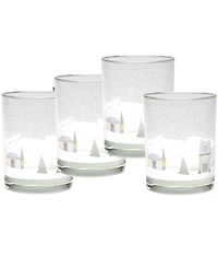 Culver Double Old-Fashioned Glass, Set of 4