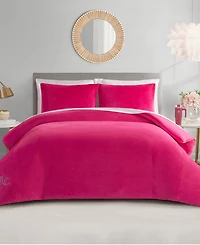 Juicy Couture Velour 3-Pc. Comforter Set