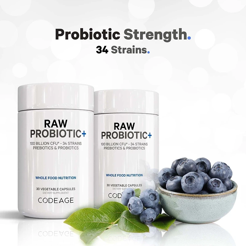 Codeage Raw Probiotic+ Supplement
