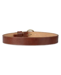 Sam Edelman Women's Glossy Pebble Grain Textured Leather Belt