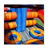 JumpOrange Shadow Obstacle Course Bounce House Inflatable for Kids and Adults with Blower, Commercial Grade, Pop Ups, Outdoor Indoor, Rental Quality