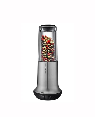 Gefu Stainless Steel With Ceramic Grinder Satin Finish Medium Salt or Pepper Mill