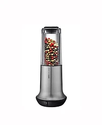 Gefu Stainless Steel With Ceramic Grinder Satin Finish Medium Salt or Pepper Mill