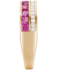 Macy's Ruby (1-1/5 ct. t.w.) & Diamond (1/5 ct. t.w.) Ring in 14k Yellow Gold