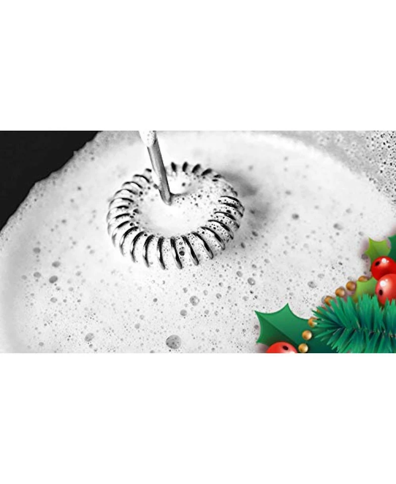 Milk Frother With Stand (Christmas Edition)