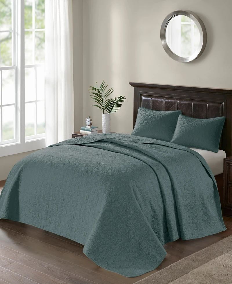 Madison Park Quebec 3-Pc. Quilt Set, Full/Queen