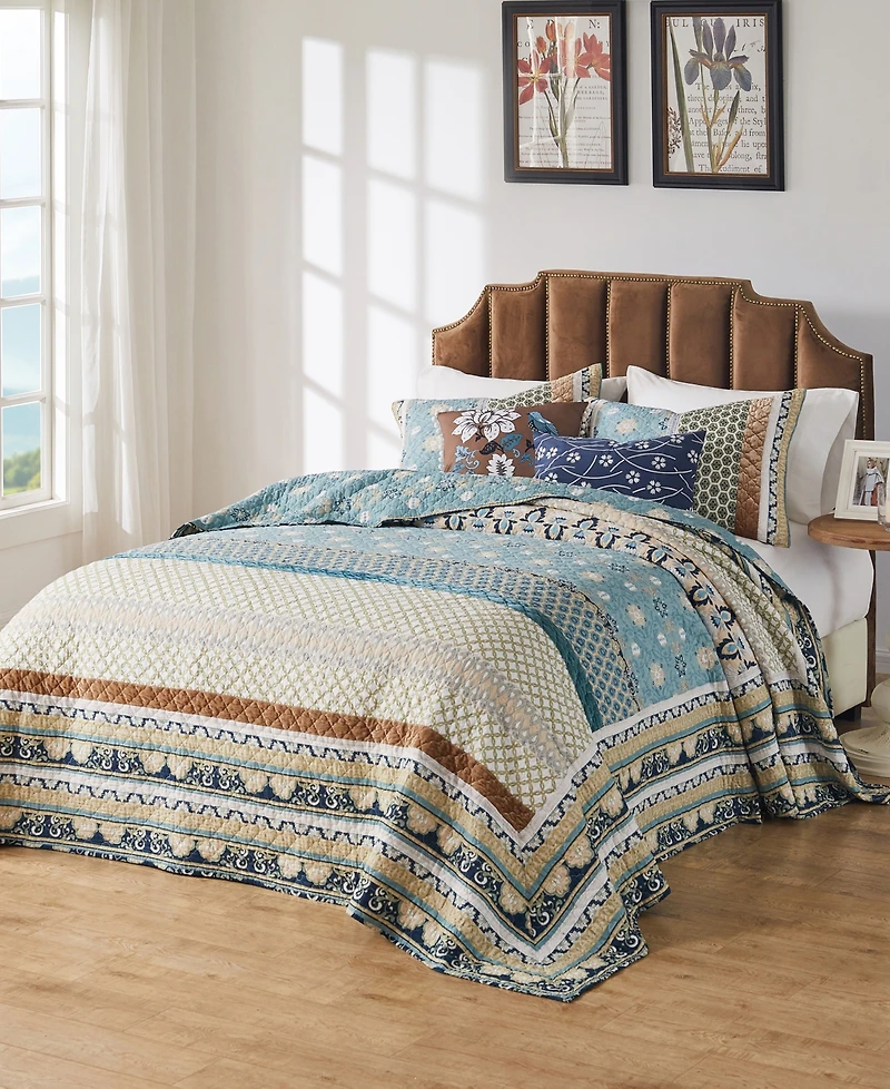 Greenland Home Fashions Thalia 3-Pc. Bedspread Set, King