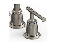 gaomon Classical 8 inch Bathroom Faucet with Pop Up Drain and Lead-Free Hose, Bathroom Faucets for Sink 3 Holes, Chrome