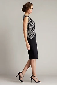 Tadashi Shoji Women's Kiran Floral Embroidered Cocktail Dress
