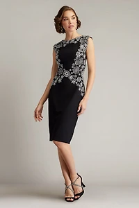 Tadashi Shoji Women's Kiran Floral Embroidered Cocktail Dress