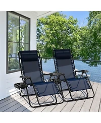 Inolait Outdoor Folding Zero Gravity Reclining Lounge Chair