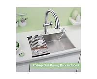gaomon 30 Inch Kitchen Sink for Single Bowl,Undermount Kitchen Sink Stainless Steel Sink 16 Gauge Kitchen Sinks with Accessories, Easy Drain