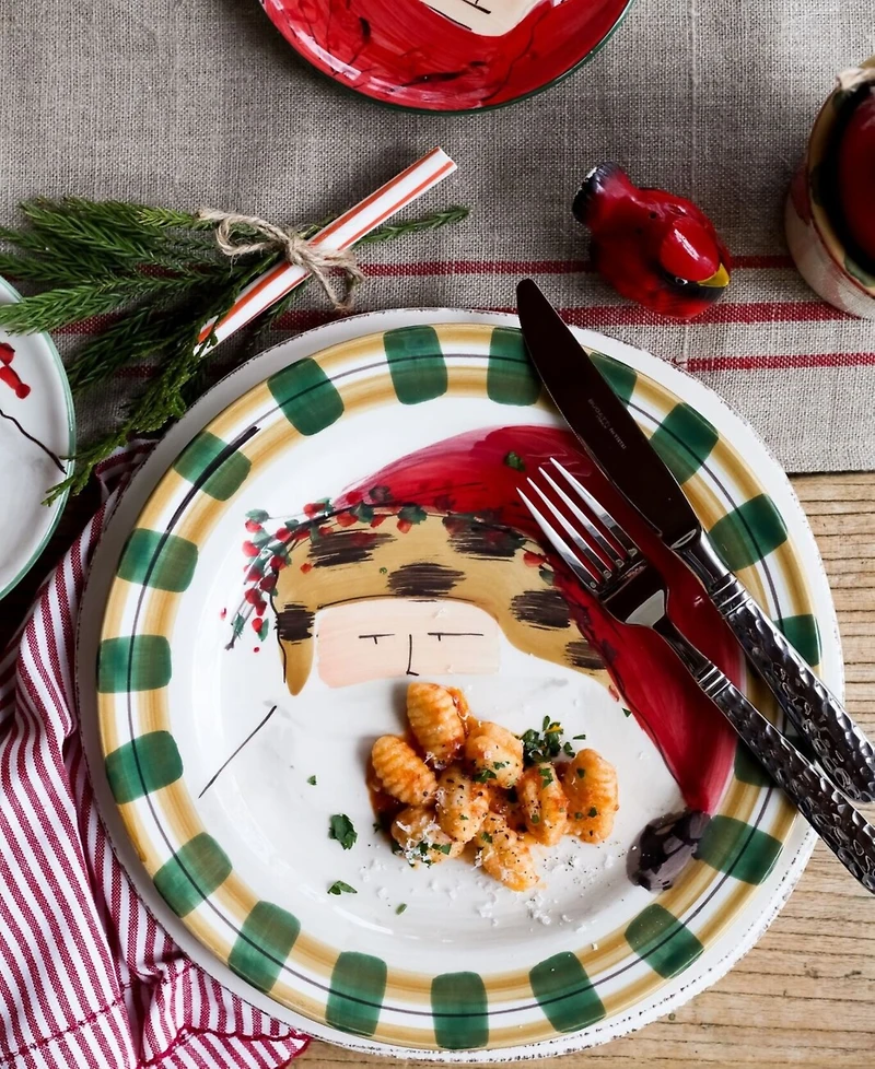 Vietri Old St. Nick Dinner Plate
