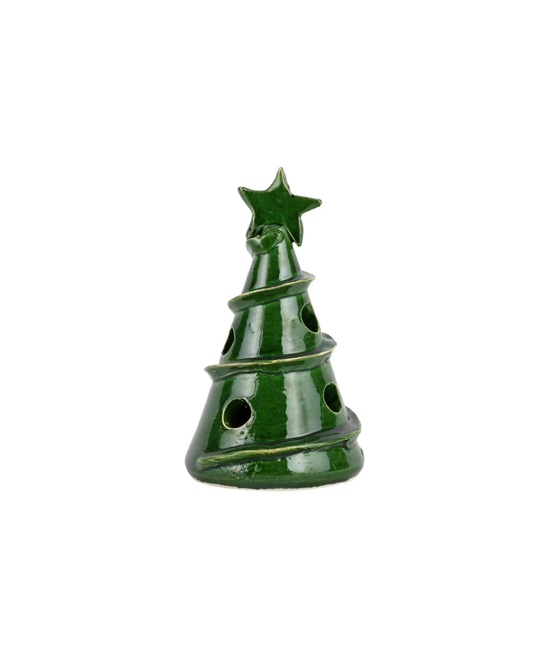 Vietri Foresta Green Mini Swirl Tree