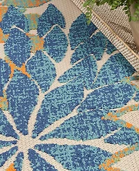 Nourison Home Aloha ALH05 2'3"x8' Runner Area Rug